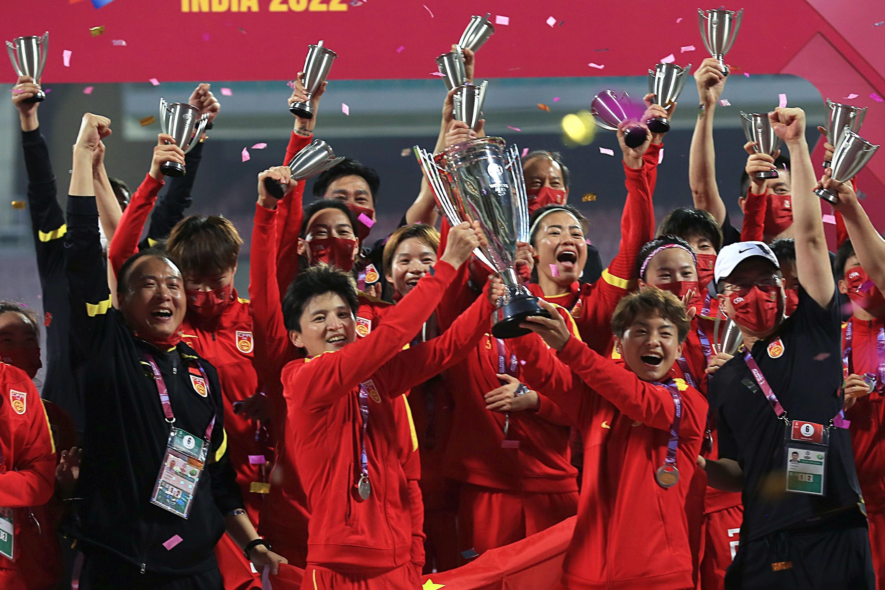 亚洲女足锦标赛中国队夺冠之路